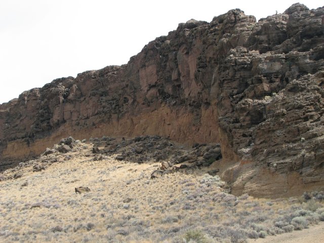 Fort Rock wall